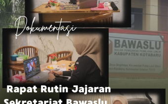 Rapat bulanan bertajuk “Pembinaan dan Evaluasi Bawaslu/Panwaslih Provinsi dan Bawaslu/Panwaslih Kabupaten/Kota”