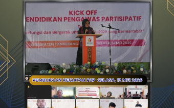 Bawaslu Republik Indonesia (RI) menggelar Kick Off Pendidikan Pengawasan Partisipatif (P2P)