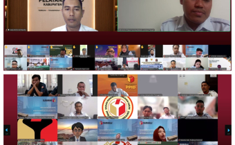 Bawaslu Kabupaten Kotabaru Ikuti Monitoring dan Evaluasi Keterbukaan Informasi Publik Tahun 2026