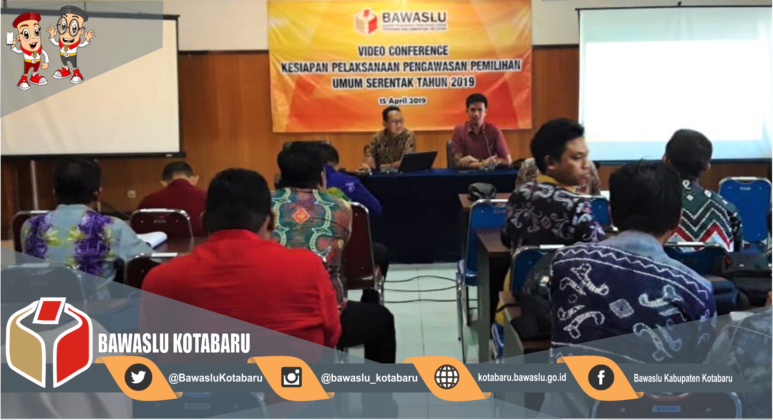 Bawaslu Kotabaru Konfirmasi Hasil Pengawasan Pemilu 2019