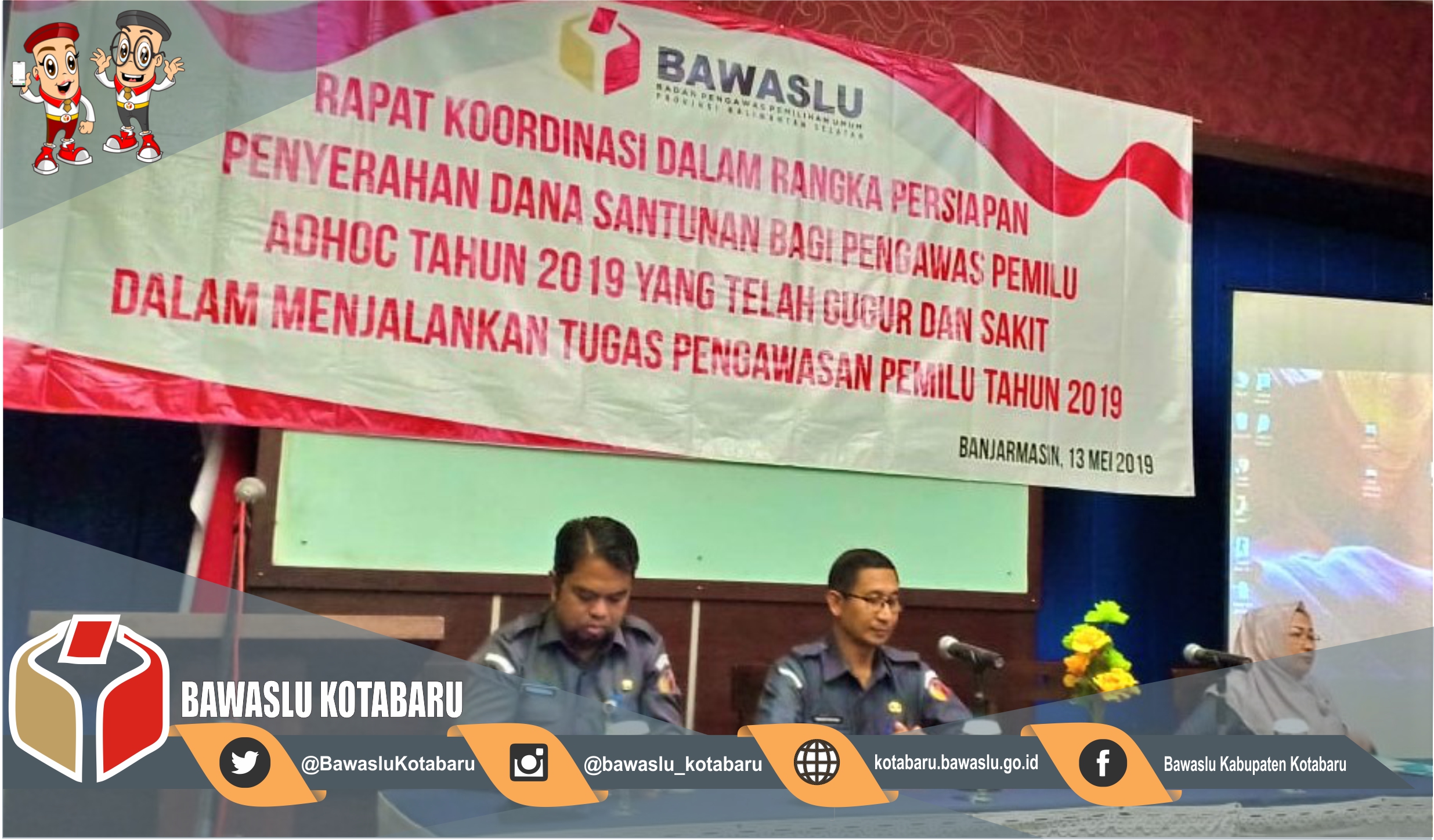 Bawaslu Kabupaten Kotabaru Awasi Tahapan Penetapan Perolehan Kursi dan Calon Terpilih Anggota DPRD