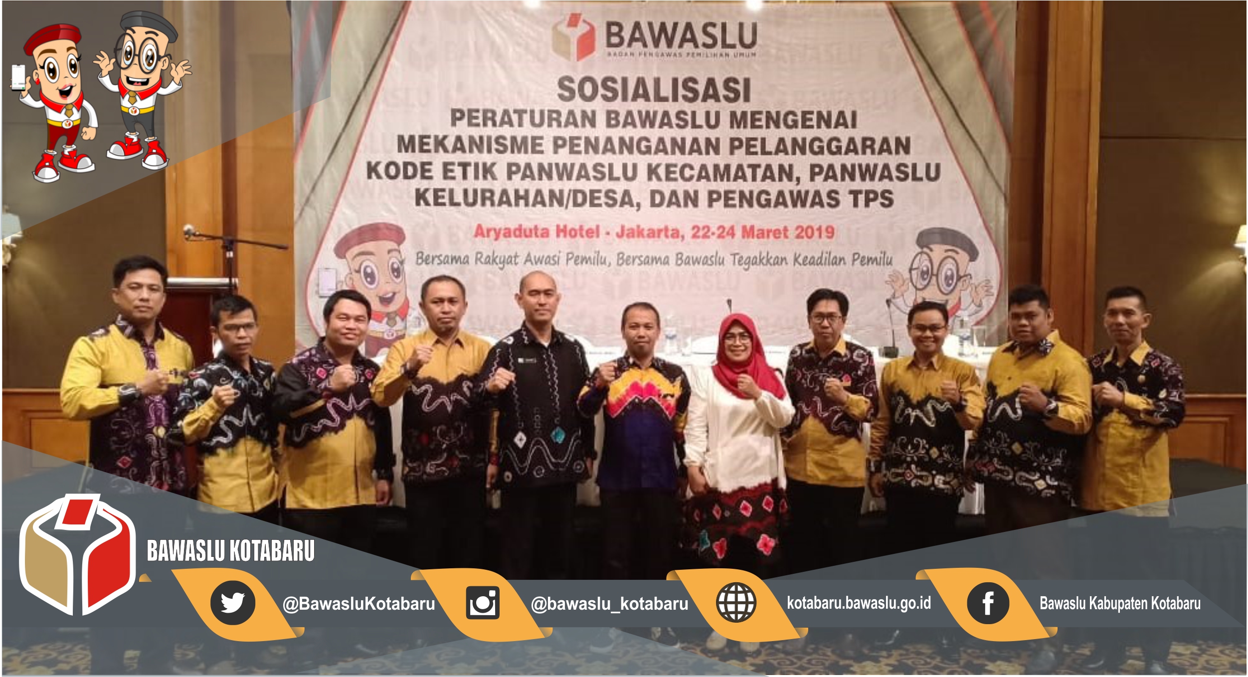 Bawaslu Kabupaten/Kota Berwenang dalam Penanganan Pelanggaran Kode Etik Panwaslu Kecamatan, Desa/Kelurahan, dan TPS