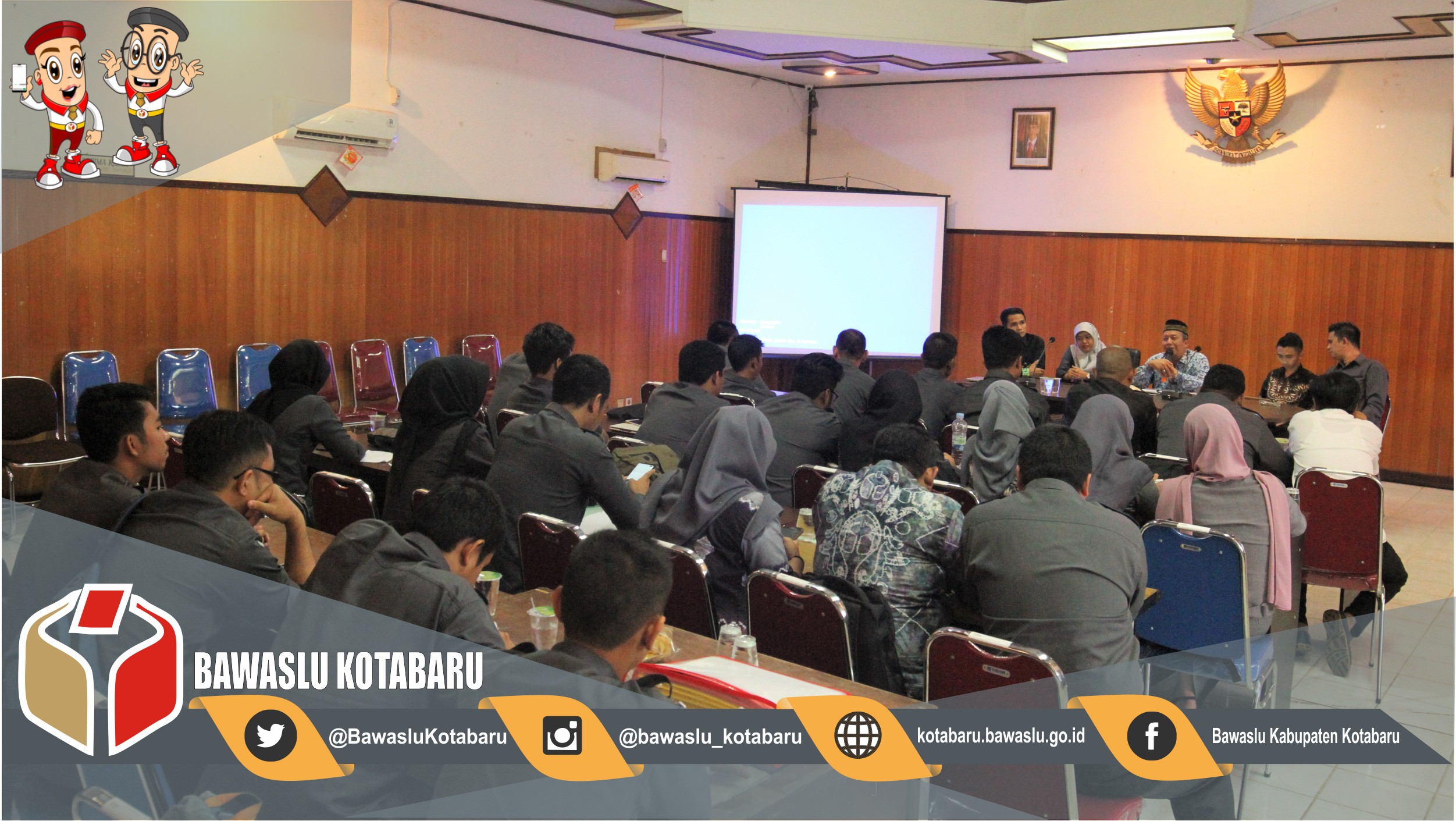 Perbaharui Data DPK, KPU Kabupaten Kotabaru Buka Kotak Suara Pemilu Tahun 2019