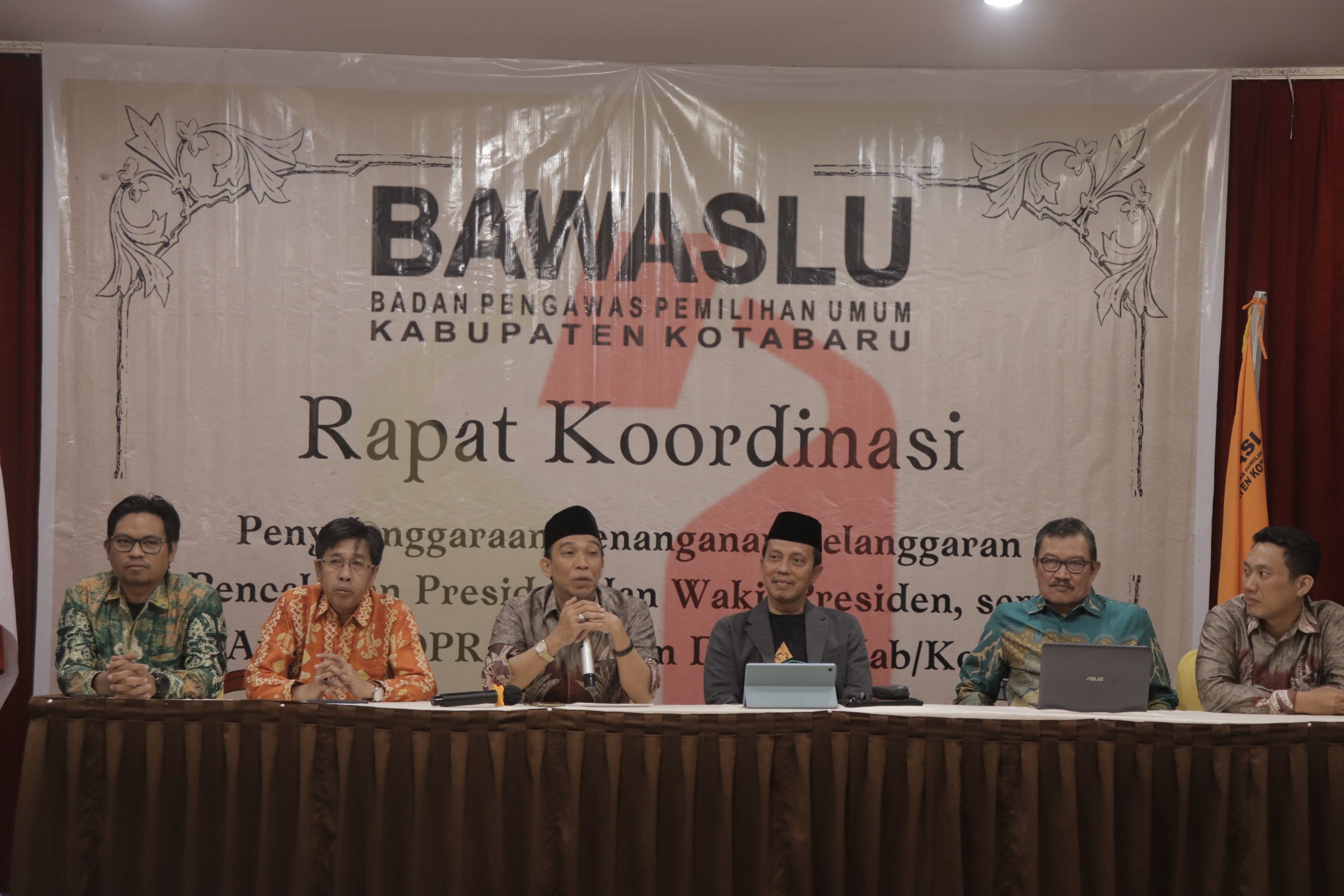 Rapat Koordinasi Penyelenggaraan dan Penanganan Pelanggaran Pada Pemilu Tahun 2024