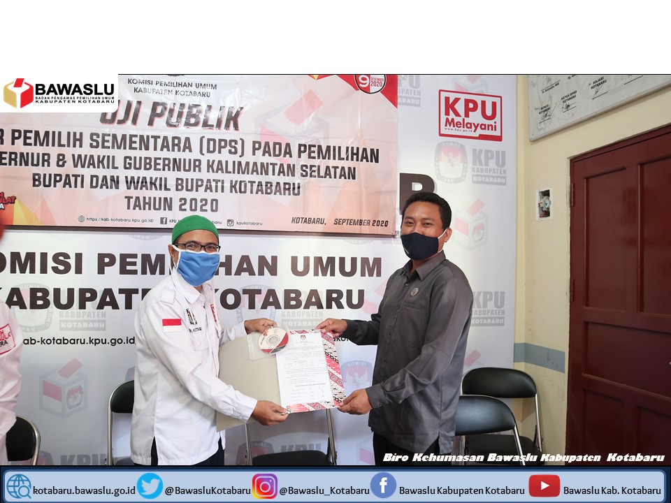 Optimalkan Penuhi Hak Pilih, KPU Kotabaru Lakukan Uji Publik DPS