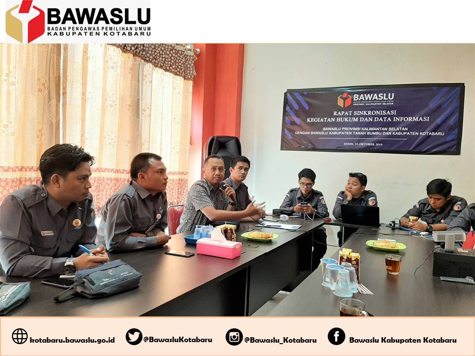 Bawaslu Kalsel Gelar Rapat Sinkronisasi Kegiatan Hukdatin