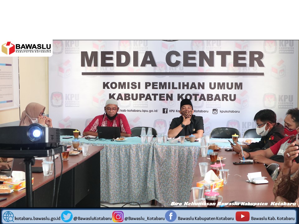 Bawaslu Kotabaru Hadiri Rakor Pengelolaan Data dan Informasi