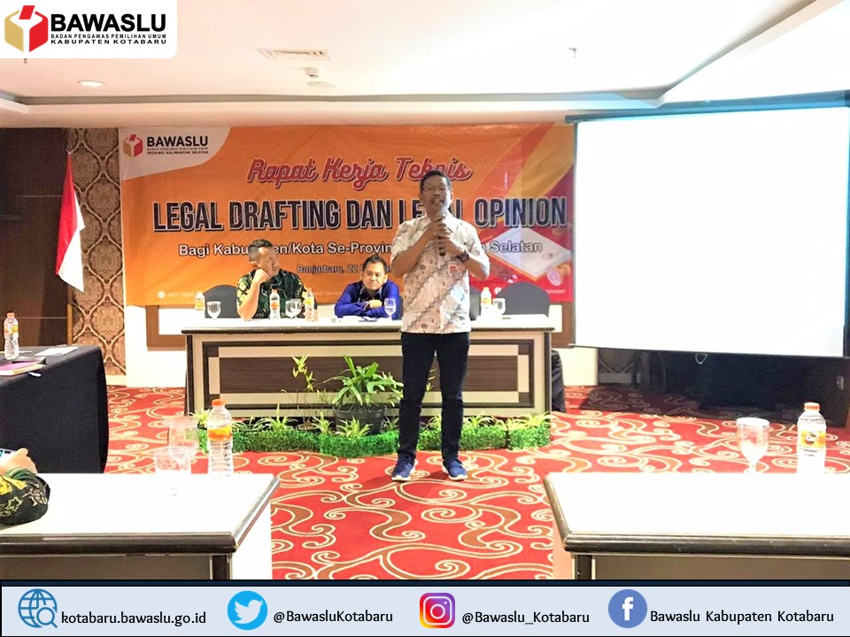 Susun Legal Opinion, Pengawas Pemilihan Perlu Perhatikan 5 (Lima) Elemen