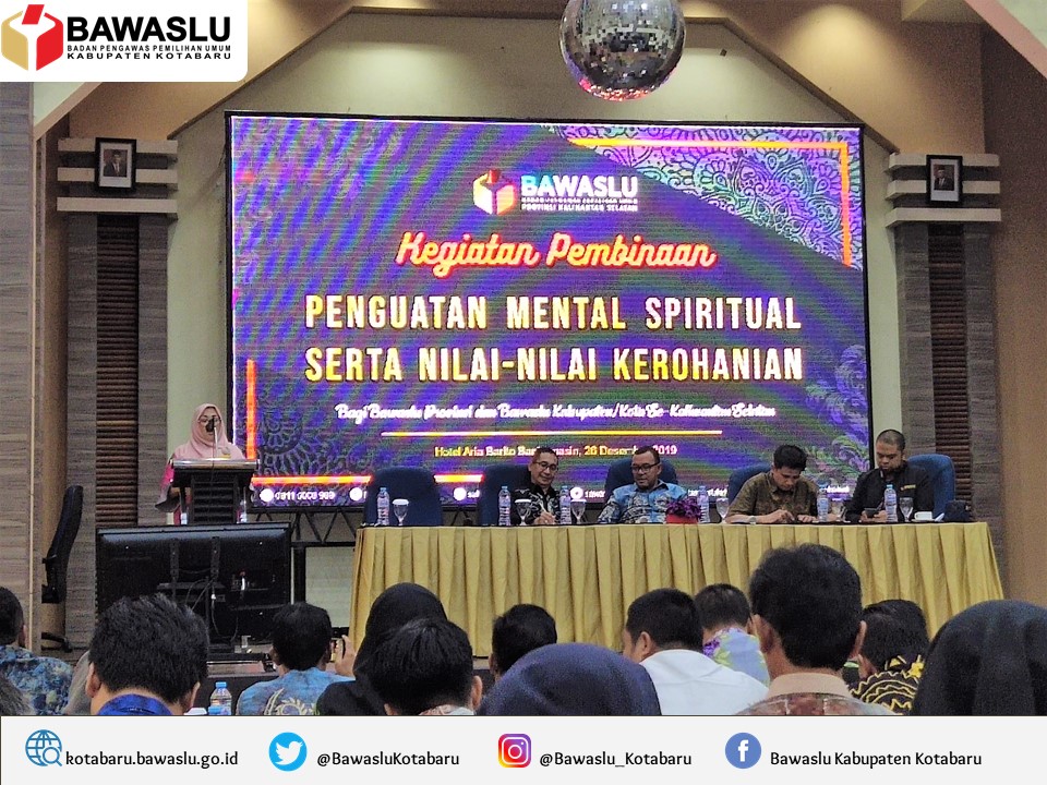 Bawaslu Kotabaru Hadiri Rapat Reviu Kesesuaian RAB Dana Hibah Pilkada Tahun 2020