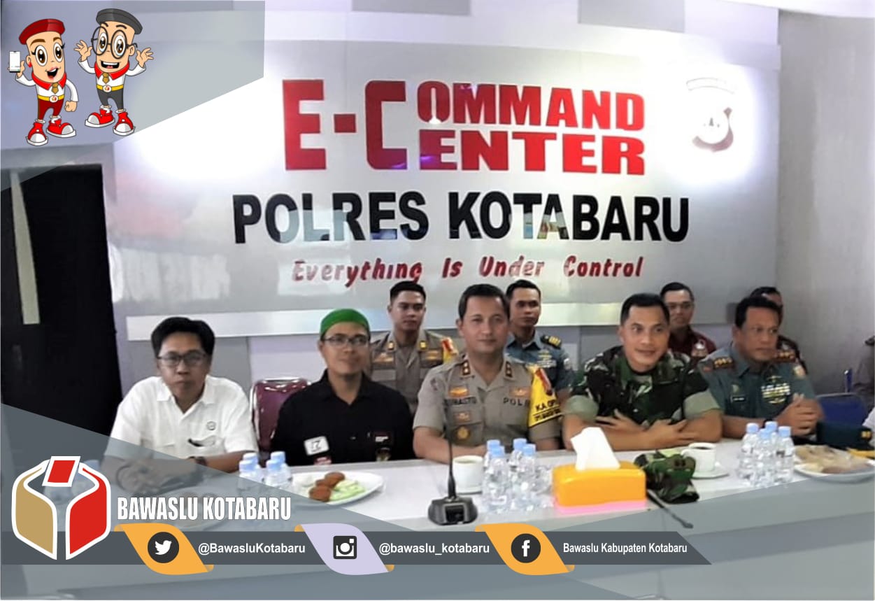 Koordinasi Kesiapan Pengamanan Pemilu 2019 Bersama Menkopolhukam Lewat Video Conference