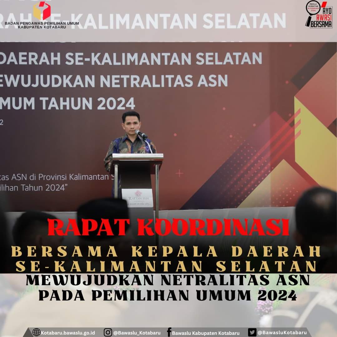 Rapat Koordinasi Bersama Kepala Daerah Se-Kalimantan Selatan