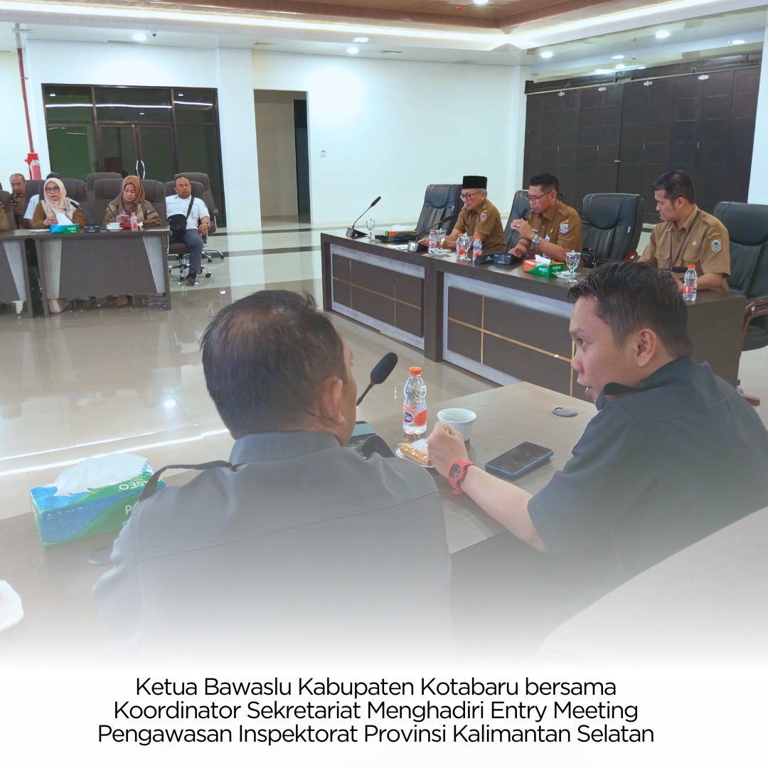 Rapat Bersama Inspektorat Provinsi Kalimantan Selatan