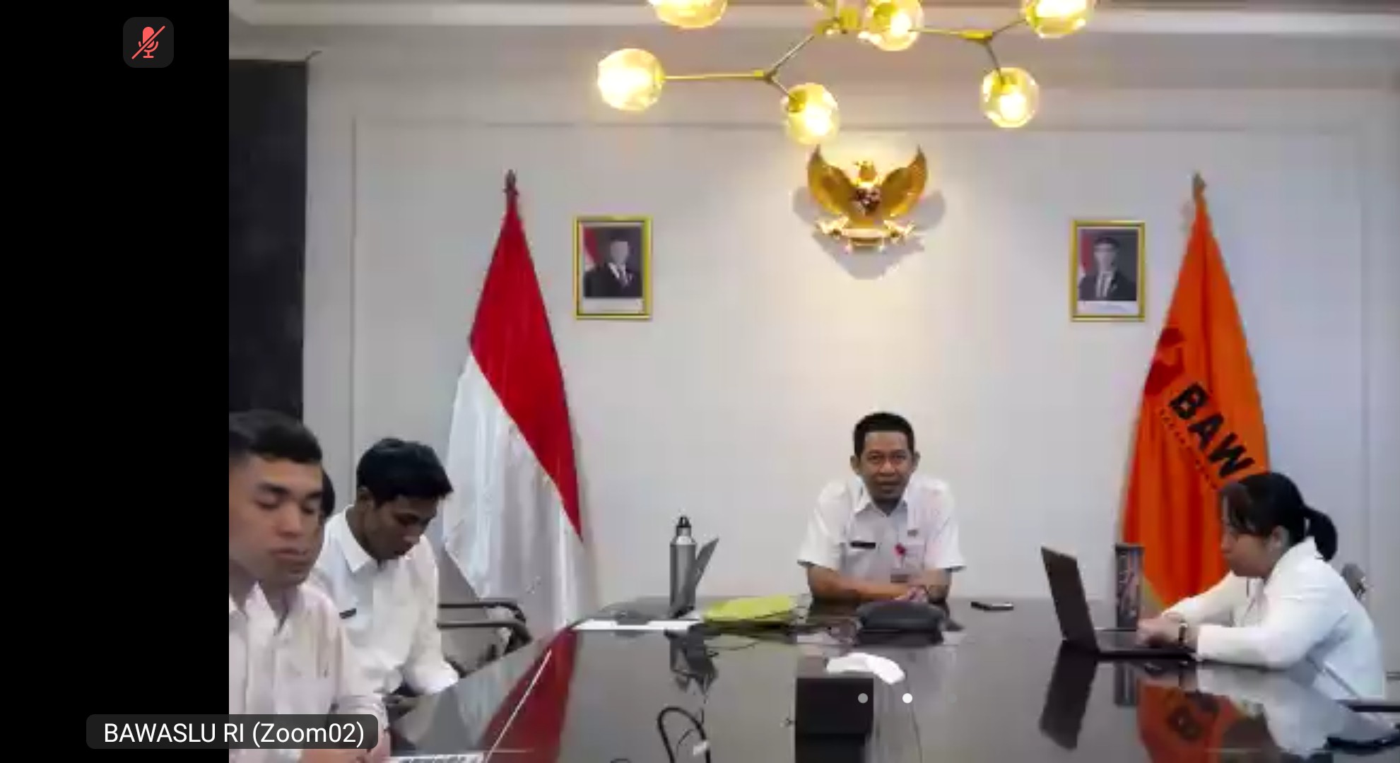 Zoom meeting Sosialisasi Monev Keterbukaan Informasi Publik Tahun 2025 secara Daring