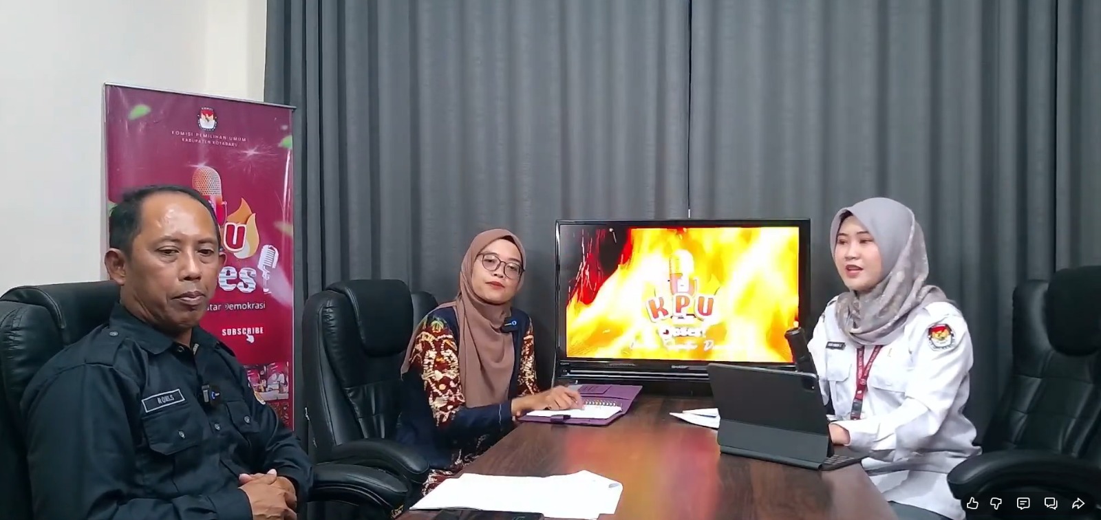 Ketua Bawaslu  Kabupaten Kotabaru Jadi Narasumber Podcast Obsesi KPU Kotabaru