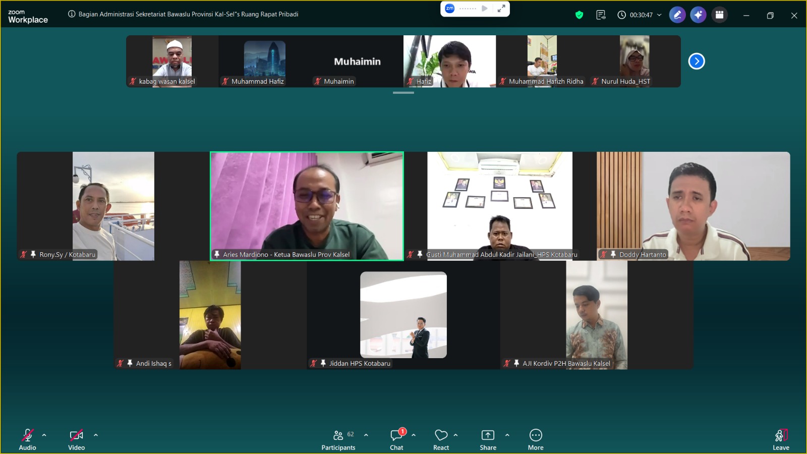 Rapat Koordinasi Pelaksanaan dan Pelaporan Tugas Konsolidasi Demokrasi