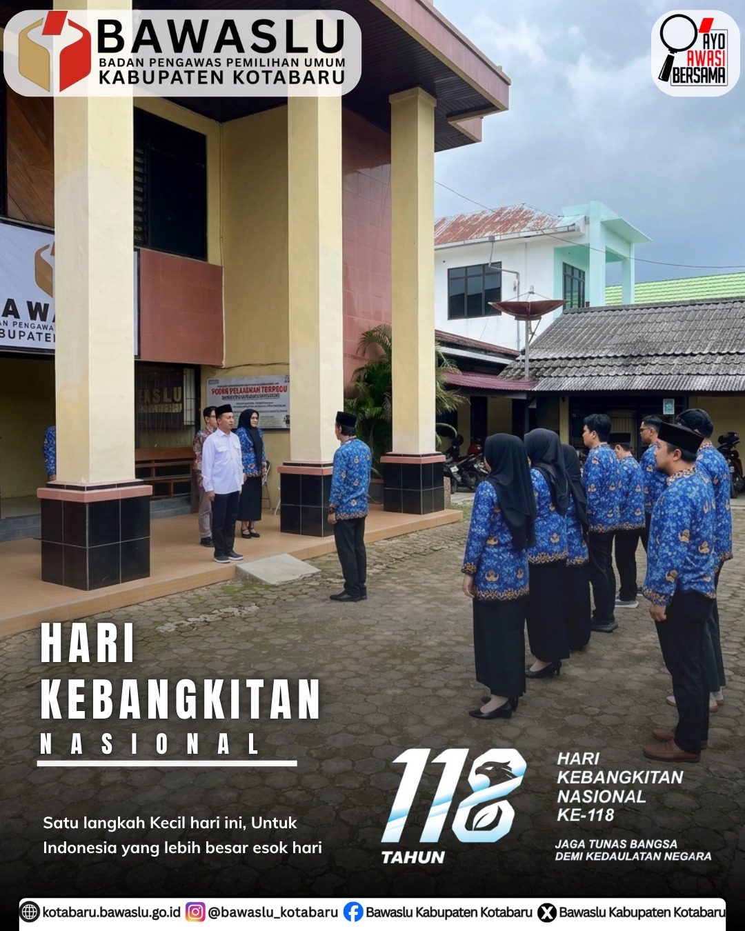 Apel Peringatan Hari Kebangkitan Nasional ke-118 Tahun 2026  dengan tema "JAGA TUNAS BANGSA DEMI KEDAULATAN NEGARA" 