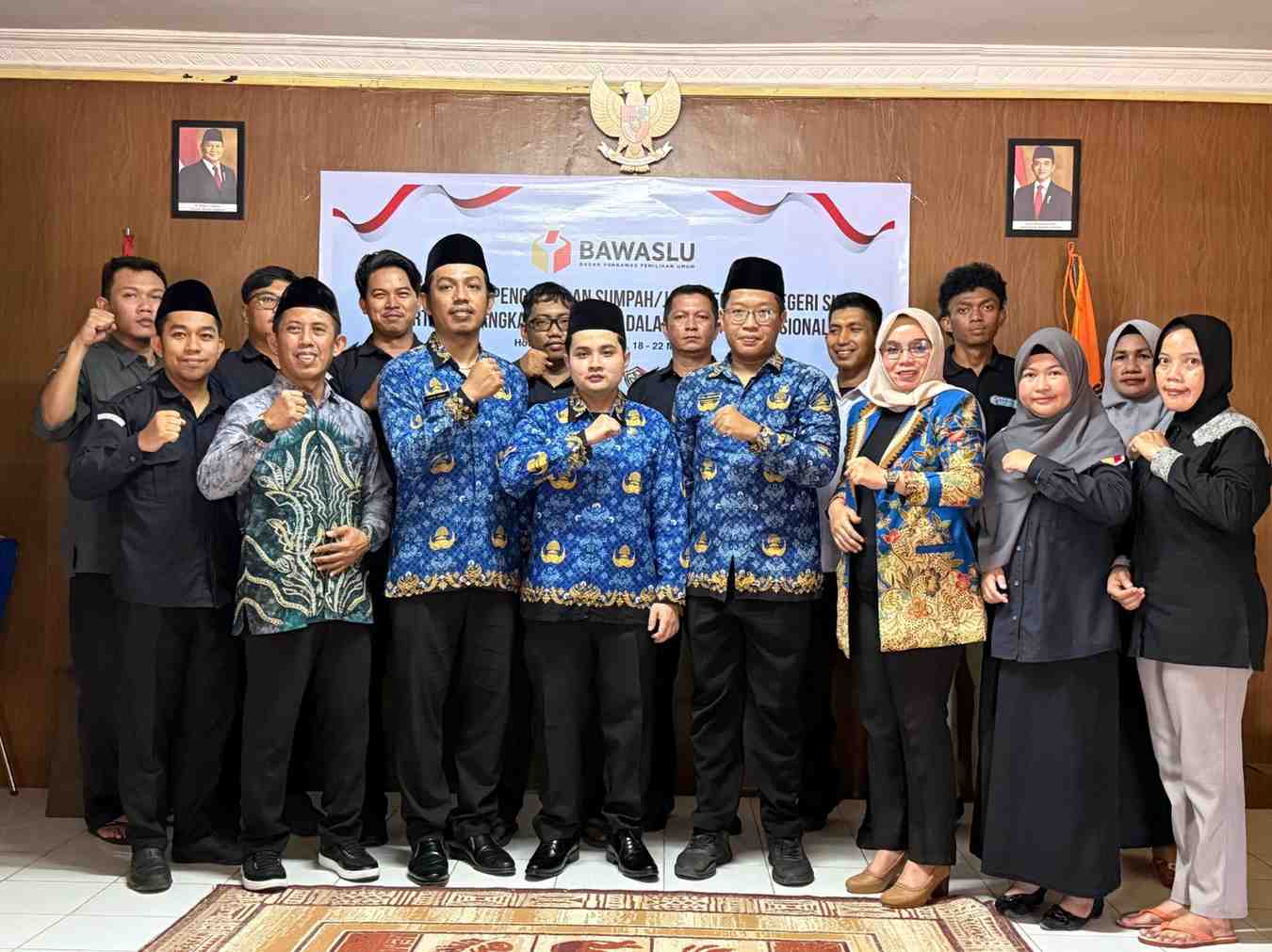 Bawaslu Republik Indonesia (Bawaslu RI) melaksanakan pelantikan seluruh jajaran Pegawai Negeri Sipil (PNS) di lingkungan Bawaslu