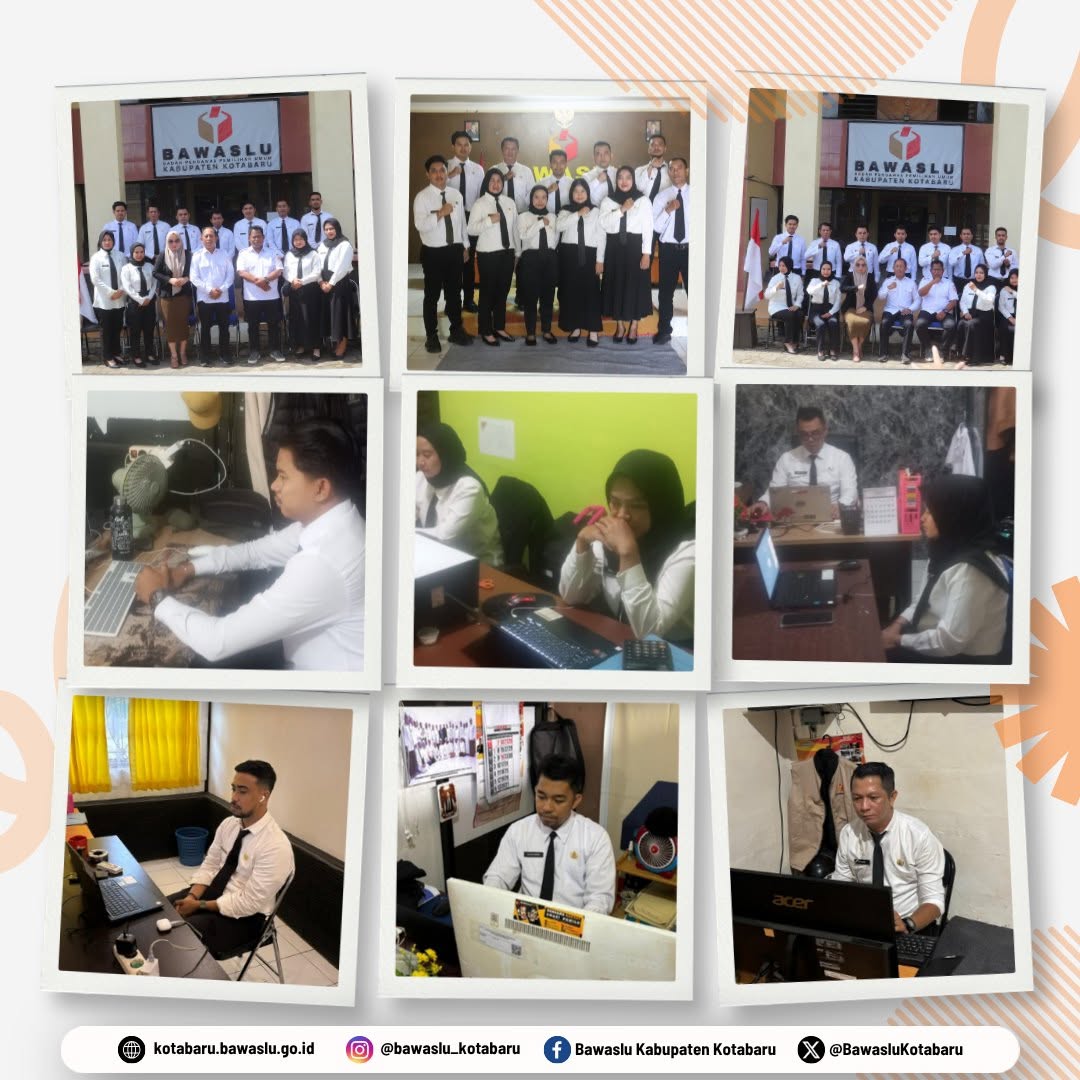 Bawaslu Kabupaten Kotabaru Ikuti Penutupan Diklat Kompetensi Dasar PPPK Bawaslu Tahun 2026