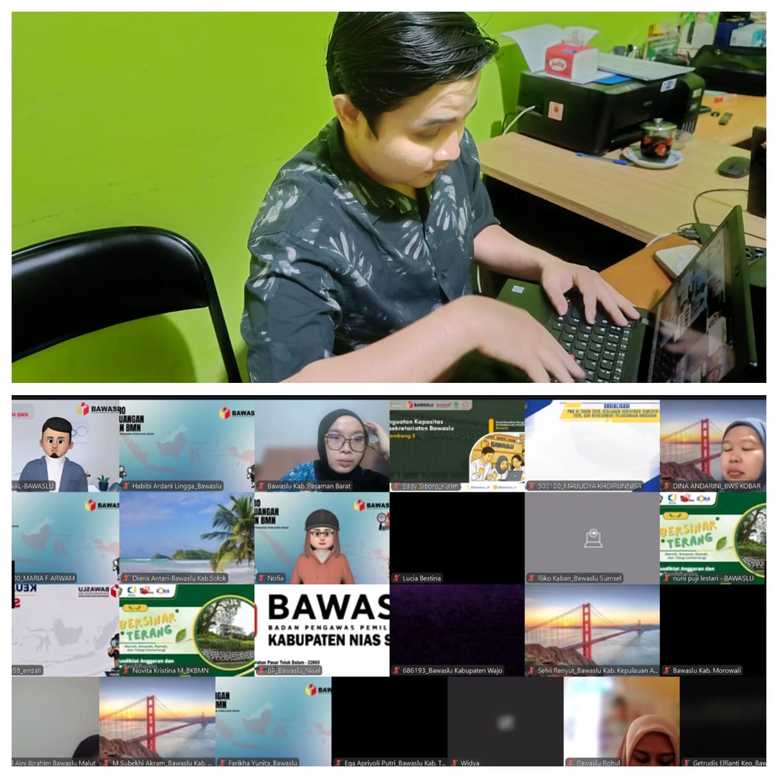 Perkuat Akuntabilitas Keuangan, Bawaslu Kotabaru Ikuti Rapat Rekonsiliasi Semester I 2026