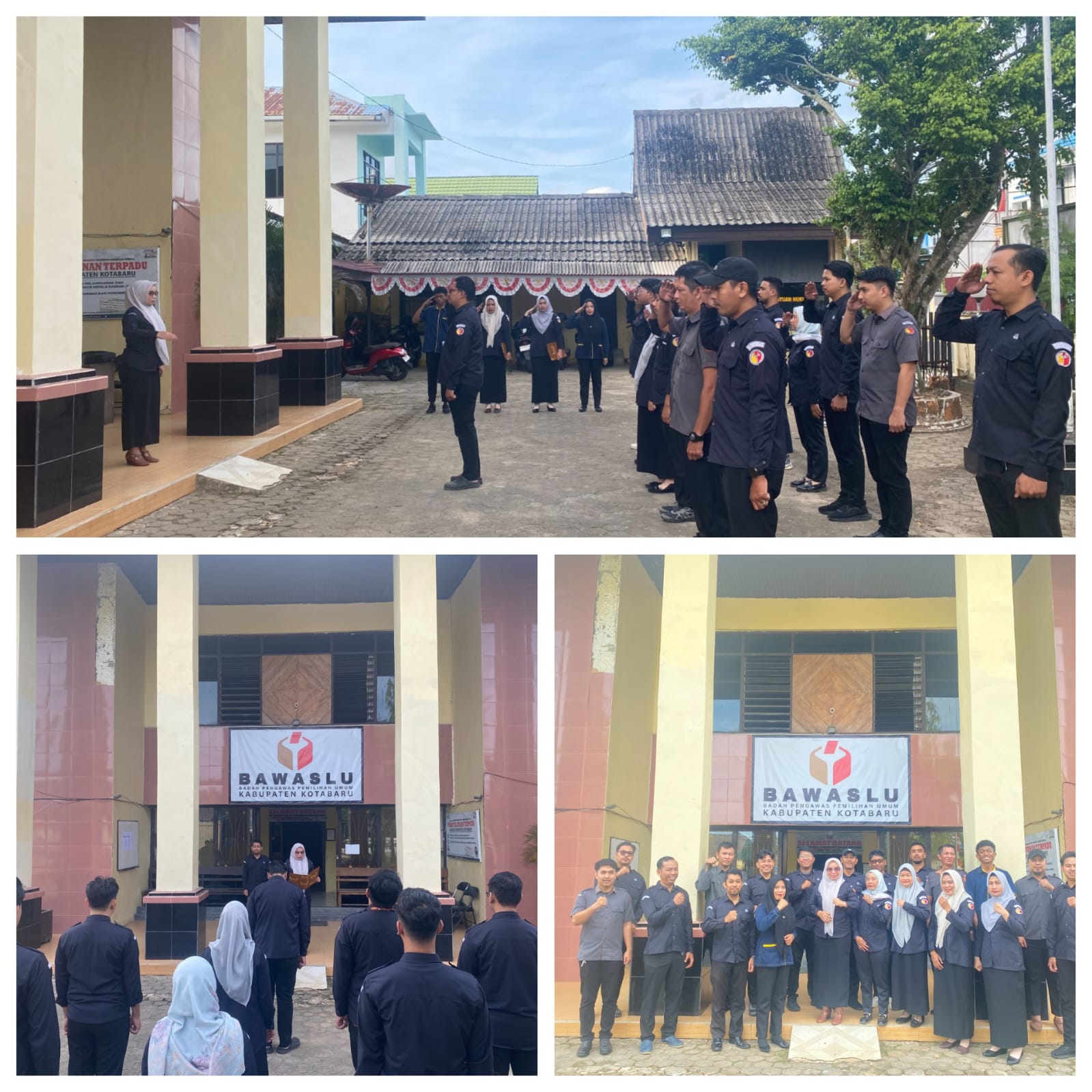Apel Pagi Senin, Kepala Sekretariat Bawaslu Kotabaru Tekankan Disiplin Kerja dan Optimalisasi Pelaporan WFH