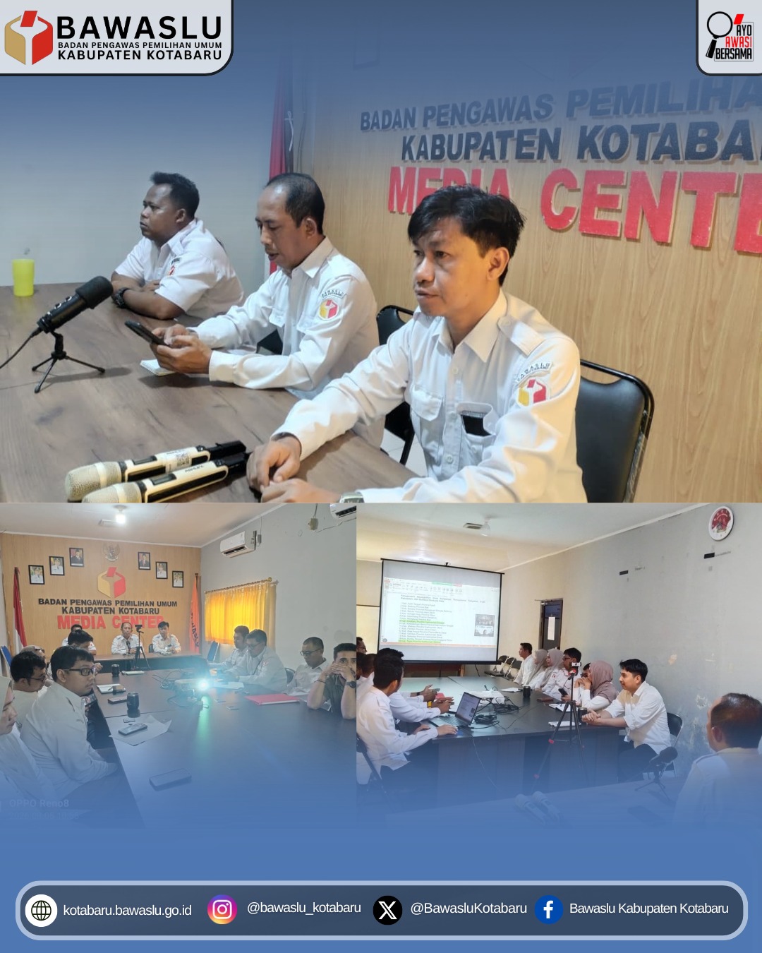 Bawaslu Kabupaten Kotabaru Matangkan Persiapan Bawaslu Mengajar Volume 2 Bertema Pengawasan Dana Kampanye