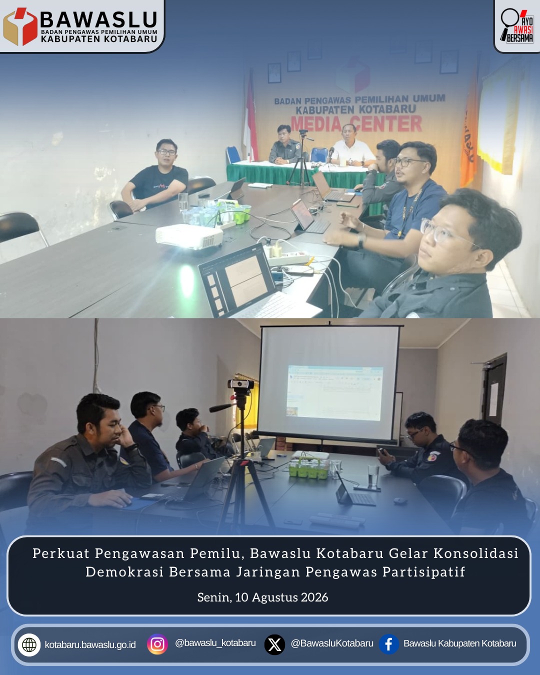 Bawaslu Kotabaru Finalisasi Materi Ajar Bawaslu Mengajarkan Volume 2