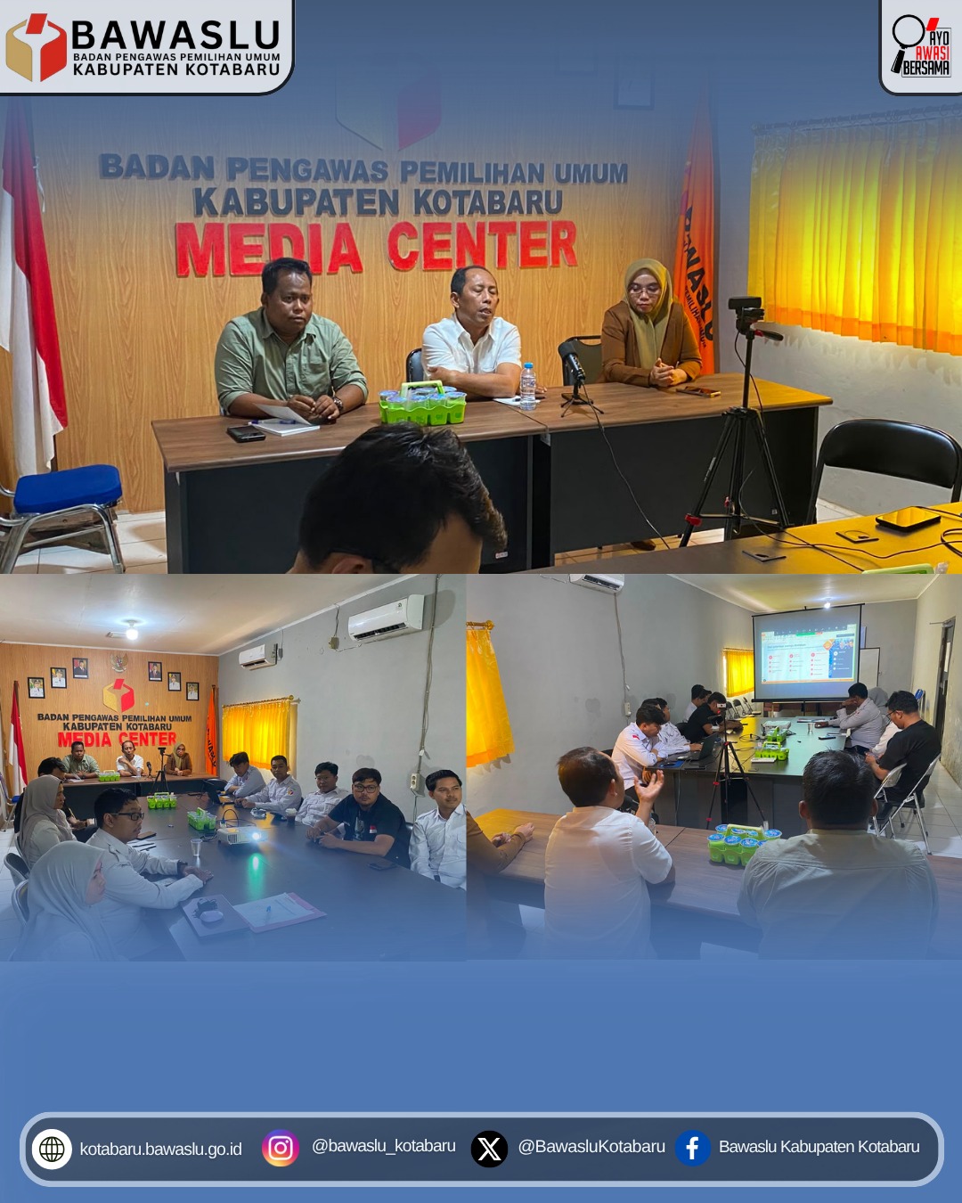 Bawaslu Kotabaru Matangkan Pra Produksi Bawaslu Mengajarkan Volume 2