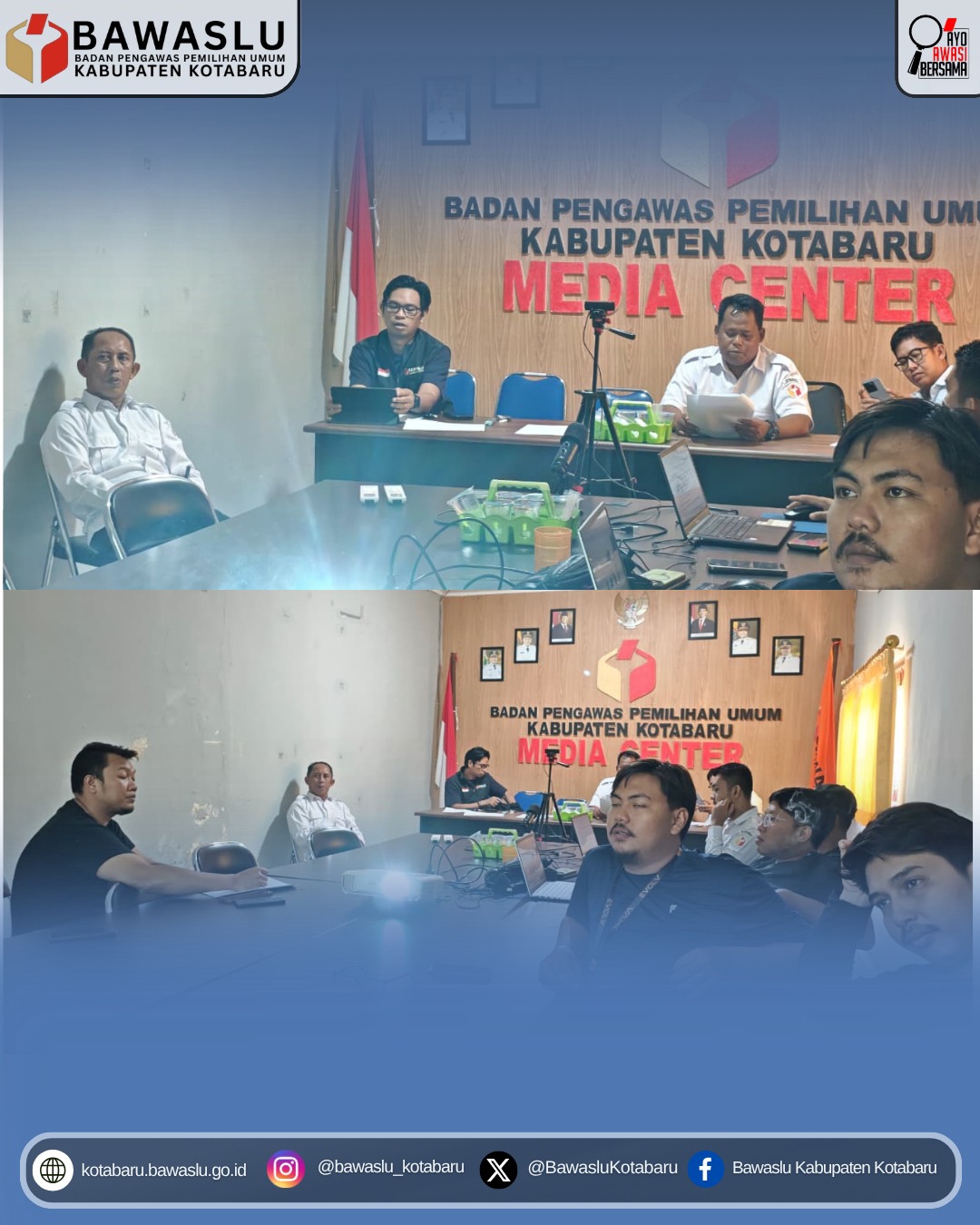 Bawaslu Kotabaru Matangkan Persiapan Pembuatan Video Bawaslu Mengajarkan Vol. 2