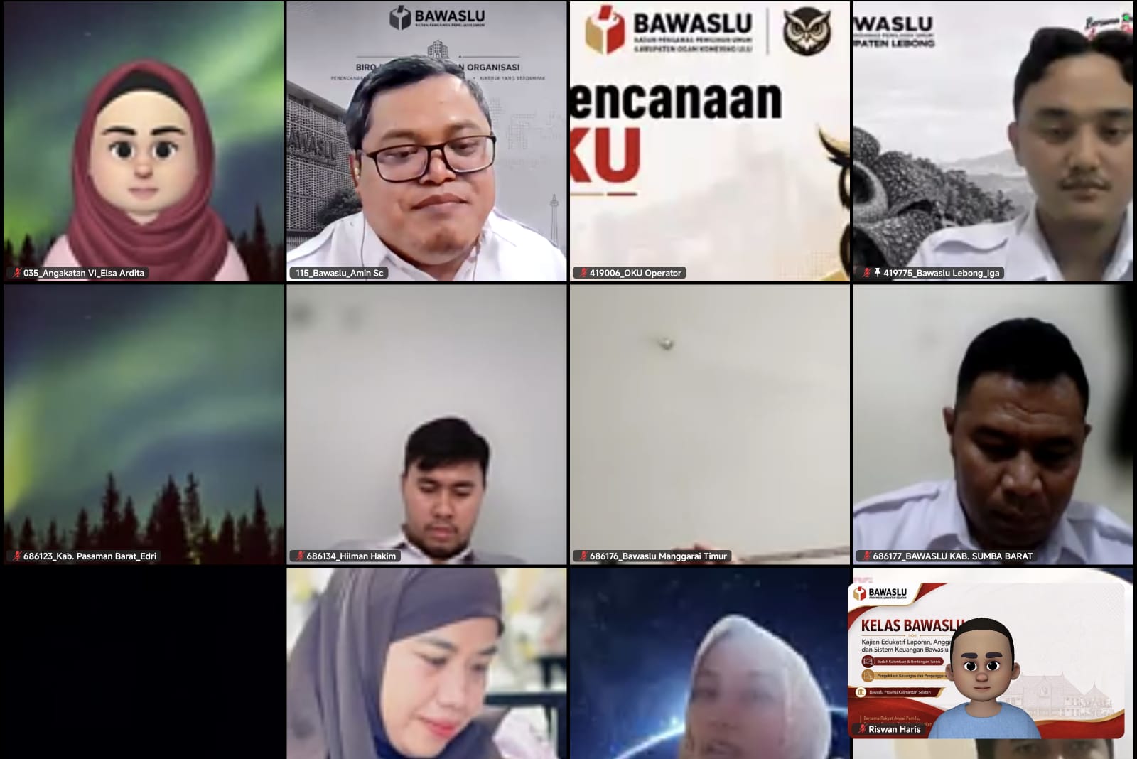 Bawaslu Kotabaru Ikuti Rapat Tindak Lanjut Usulan Tambahan Anggaran Belanja Pegawai TA 2026