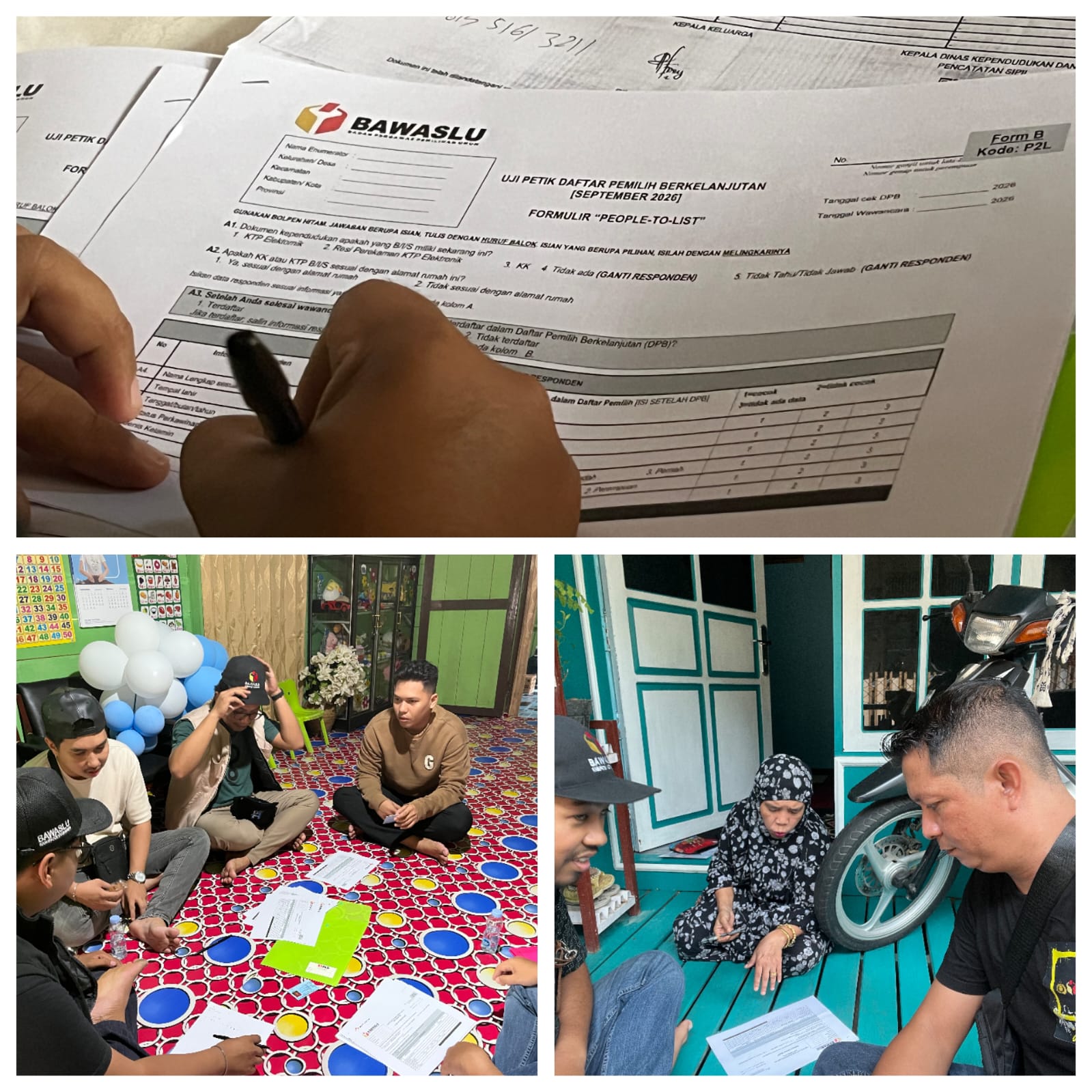 Bawaslu Kotabaru Turun ke Lapangan, Pastikan Akurasi Data Pemilih Berkelanjutan