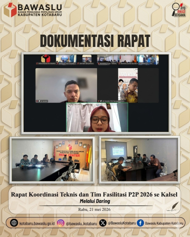 Rapat Koordinasi Teknis dan Tim Fasilitasi P2P Tahun 2026 