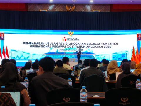 Bawaslu Kotabaru Ikuti Pembahasan Revisi Anggaran Belanja Operasional Pegawai Tahun 2026