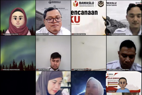Bawaslu Kotabaru Ikuti Rapat Tindak Lanjut Usulan Tambahan Anggaran Belanja Pegawai TA 2026