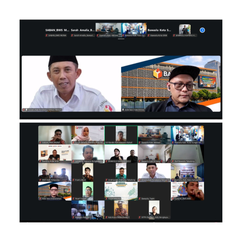 Perkuat Akurasi Data Pemilih, Bawaslu Kotabaru ikuti Penguatan Uji Petik DPB 