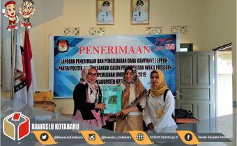 Bawaslu Kabupaten Kotabaru Awasi Penyampaian LPPDK Peserta Pemilu Tahun 2019