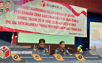 Bawaslu Kotabaru Hadiri Sosialisasi Tata Cara Pengisian Jabatan Pimpinan Tinggi