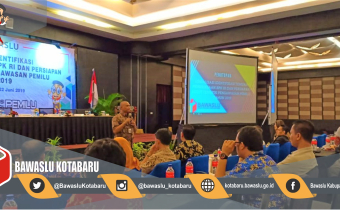 Persiapkan Bimtek Panwascam, Bawaslu Kotabaru Hadiri Training of Trainer