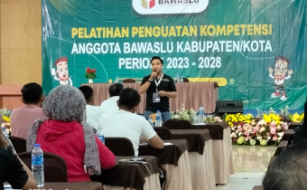 Pelatihan Penguatan Kompetensi Anggota Bawaslu Kabupaten/Kota Periode 2023-2028