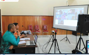 Cegah Penyebaran Covid-19, Bawaslu Kalsel dan Kabupaten/Kota Uji Coba Video Conference