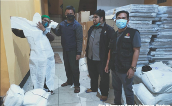 APD dan Logistik Sampul Suara Telah Tiba di Gudang Logistik KPU Kotabaru