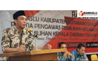 Bahas Distribusi Logistik, Bawaslu Kotabaru Hadiri Rakor