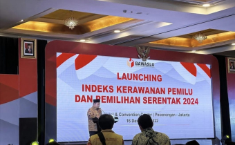 Launching Indeks Kerawanan Pemilu dan Pemilihan Serentak 2024