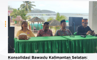 Konsolidasi Bawaslu Kalimantan Selatan di Kabupaten Kotabaru