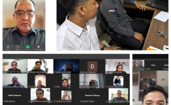 Bawaslu Kabupaten Kotabaru ikuti sosialisasi daring pada tanggal 16 Juni 2025