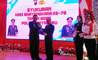 Bawaslu Kotabaru Sampaikan Ucapan Selamat HUT Bhayangkara ke-79