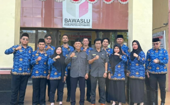 Bawaslu Kabupaten Kotabaru Gelar Apel Peringatan HUT ke-54 KORPRI Tahun 2025