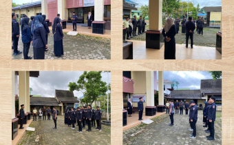 Bawaslu Kabupaten Kotabaru menggelar apel pagi rutin pada Senin, 02 Februari 2026