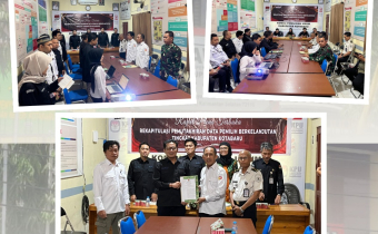 Bawaslu Kab.Kotabaru Hadiri Rapat Pleno Terbuka Rekapitulasi Pemutakhiran Data Pemilih Berkelanjutan Triwulan I Tahun 2026