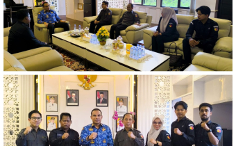 Kunjungan serta Koordinasi dan Konsolidasi Demokrasi bersama Kepala Daerah Kabupaten Kotabaru.