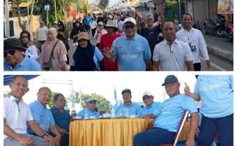 Ketua Bawaslu Kotabaru Hadiri Fun Walk Hari Jadi Kabupaten Kotabaru ke-76